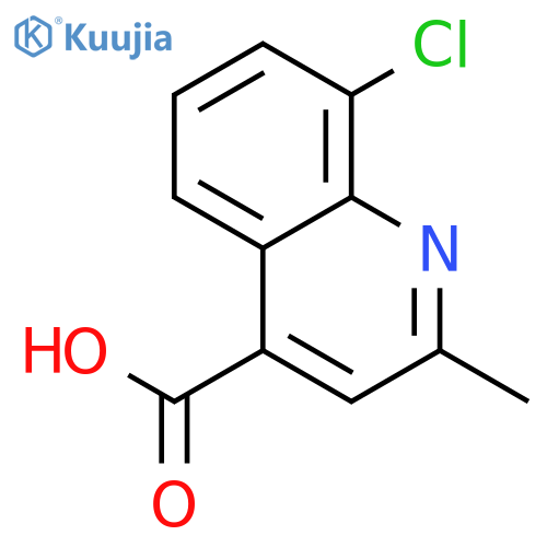8-Chloro-2-methylquinoline-4-carboxylic acid structure