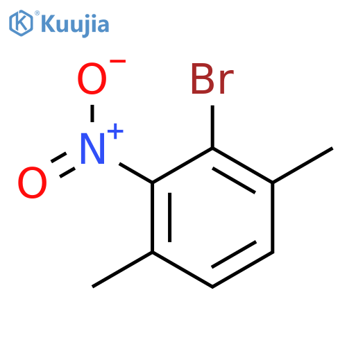 2-Bromo-1,4-dimethyl-3-nitrobenzene structure