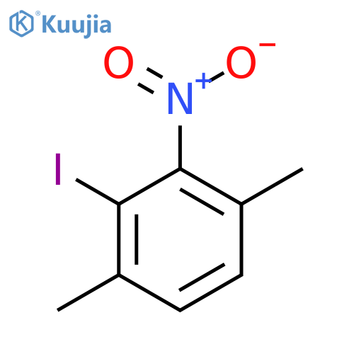 1,4-Dimethyl-2-iodo-3-nitrobenzene structure