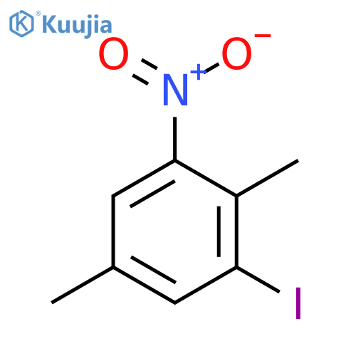 2-Iodo-6-nitro-1,4-xylene structure