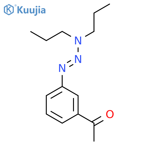 ETHANONE, 1-[3-(3,3-DIPROPYL-1-TRIAZENYL)PHENYL]- structure