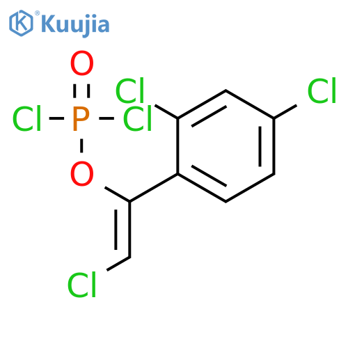 2-Chloro-1-(2,4-dichlorophenyl)ethenyl phosphorodichloridate structure