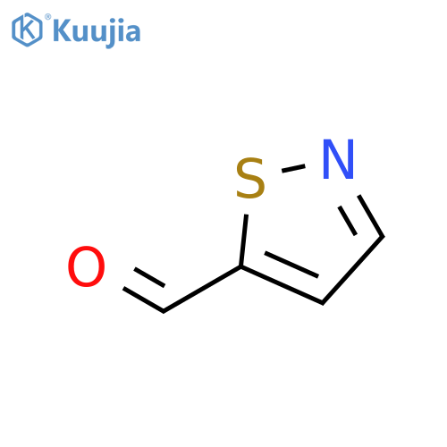 1,2-thiazole-5-carbaldehyde structure