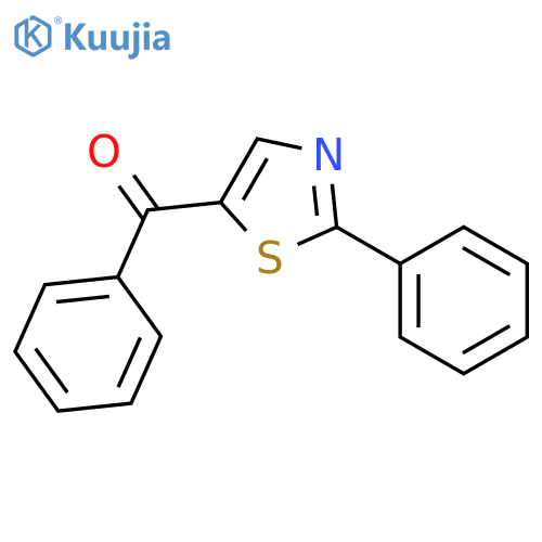 Phenyl(2-phenyl-1,3-thiazol-5-yl)methanone structure