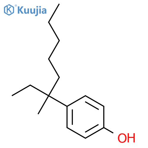 Phenol,4-(1-ethyl-1-methylhexyl)- structure