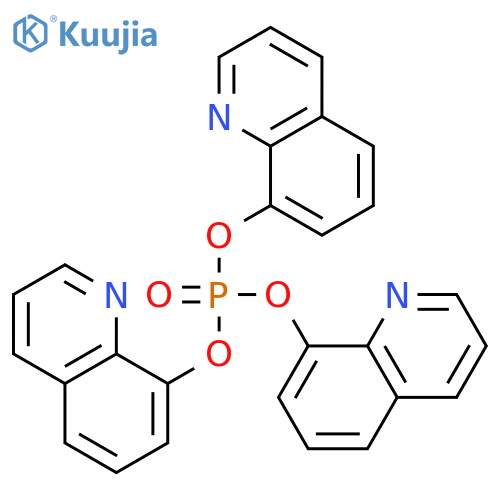 8-Quinolinol, phosphate(3:1) (ester) (9CI) structure