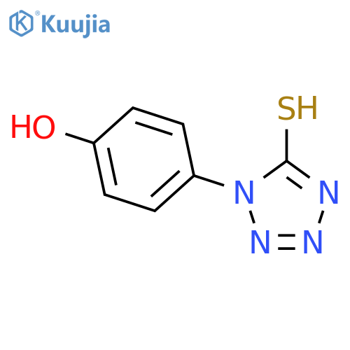 1-(4-Hydroxyphenyl)-5-mercaptotetrazole structure