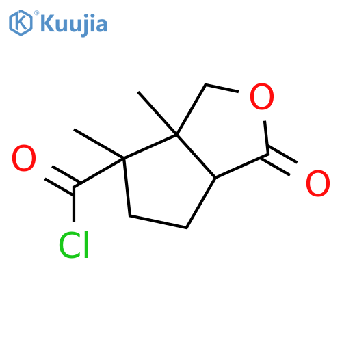 1H-Cyclopenta[c]furan-4-carbonyl chloride,hexahydro-3a,4-dimethyl-1-oxo- structure