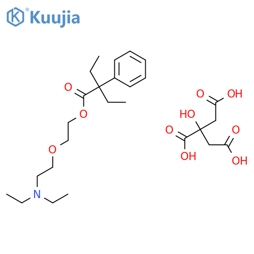 Oxeladin citrate structure