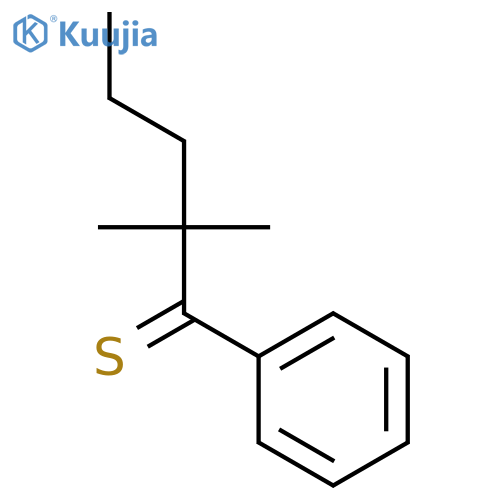 1-Pentanethione, 2,2-dimethyl-1-phenyl- structure