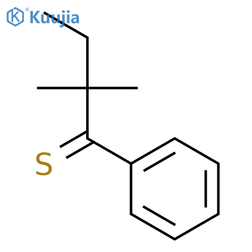 1-Butanethione, 2,2-dimethyl-1-phenyl- structure