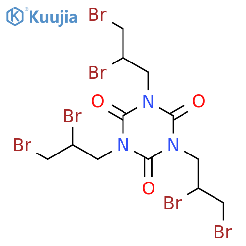 1,3,5-Tris(2,3-dibromopropyl) Isocyanurate structure