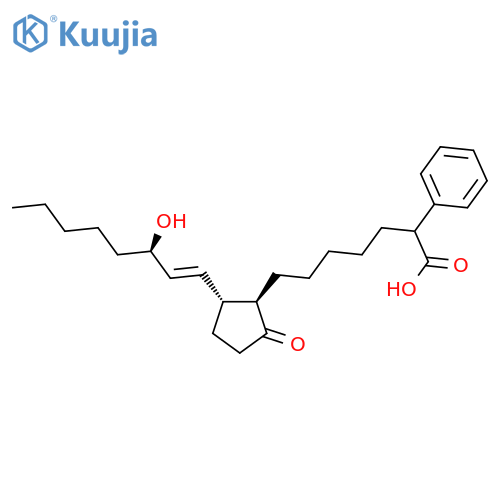 PROST-13-EN-1-OIC ACID, 15-HYDROXY-9-OXO-2-PHENYL-, (13E,15R)- structure