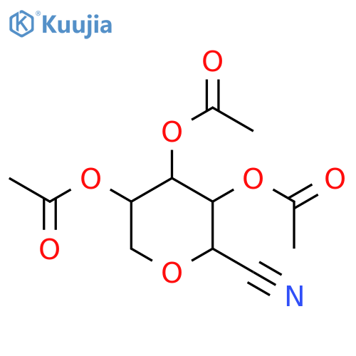 tri-o-acetyl-d-xylopyranosyl cyanide structure