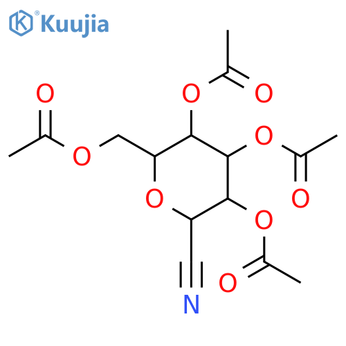 2,3,4,6-Tetra-O-acetyl-b-D-galactopyranosyl cyanide structure