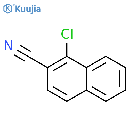 2-Naphthalenecarbonitrile, 1-chloro- structure