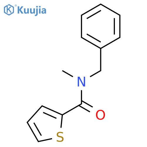 N-benzyl-N-methylthiophene-2-carboxamide structure
