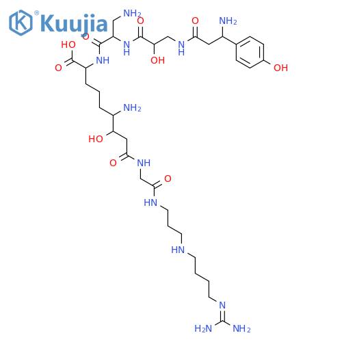 Edeine B (9CI) structure
