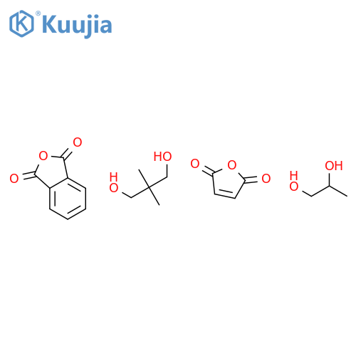 Maleic anhydride, phthalic anhydride, propylene glycol, neopentyl glycol polymer structure