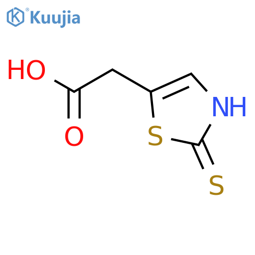 5-Thiazoleacetic acid, 2,3-dihydro-2-thioxo- structure