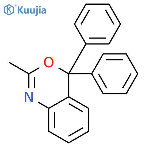 4H-3,1-Benzoxazine, 2-methyl-4,4-diphenyl- structure