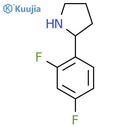 2-(2,4-Difluorophenyl)pyrrolidine structure
