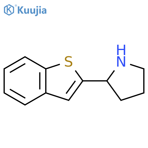 2-(1-Benzothien-2-yl)pyrrolidine structure