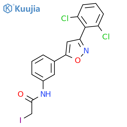 ACETAMIDE, N-[3-[3-(2,6-DICHLOROPHENYL)-5-ISOXAZOLYL]PHENYL]-2-IODO- structure