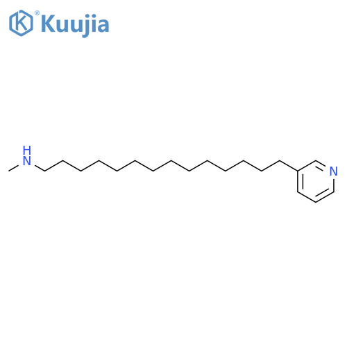 3-Pyridinetetradecanamine, N-methyl- structure