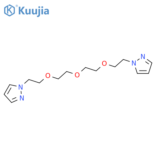 1H-PYRAZOLE, 1,1'-[OXYBIS(2,1-ETHANEDIYLOXY-2,1-ETHANEDIYL)]BIS- structure
