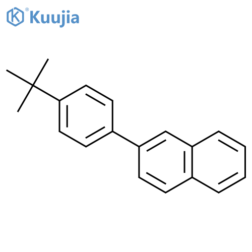 Naphthalene, 2-[4-(1,1-dimethylethyl)phenyl]- structure