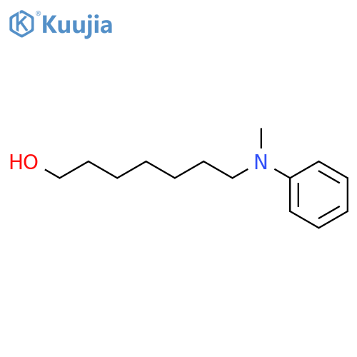 1-HEPTANOL, 7-(METHYLPHENYLAMINO)- structure