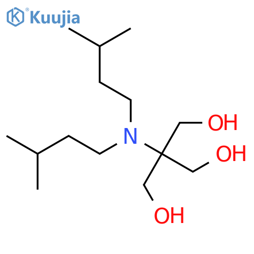 2-[bis(3-methylbutyl)amino]-2-(hydroxymethyl)propane-1,3-diol structure