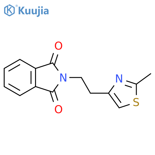 2-2-(2-Methyl-1,3-thiazol-4-yl)ethyl-2,3-dihydro-1H-isoindole-1,3-dione structure
