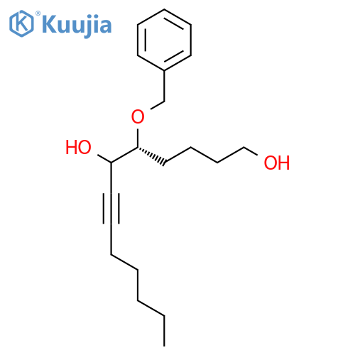 7-Tridecyne-1,6-diol, 5-(phenylmethoxy)-, (5R)- structure