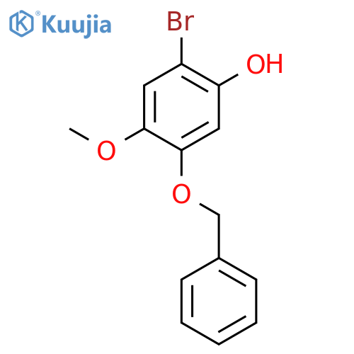 5-(Benzyloxy)-2-bromo-4-methoxyphenol structure