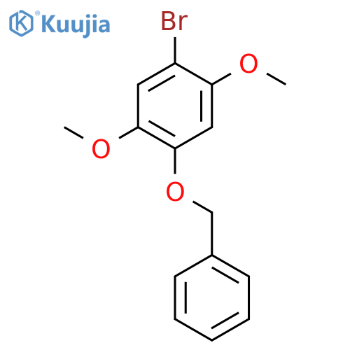 1-(Benzyloxy)-4-bromo-2,5-dimethoxybenzene structure