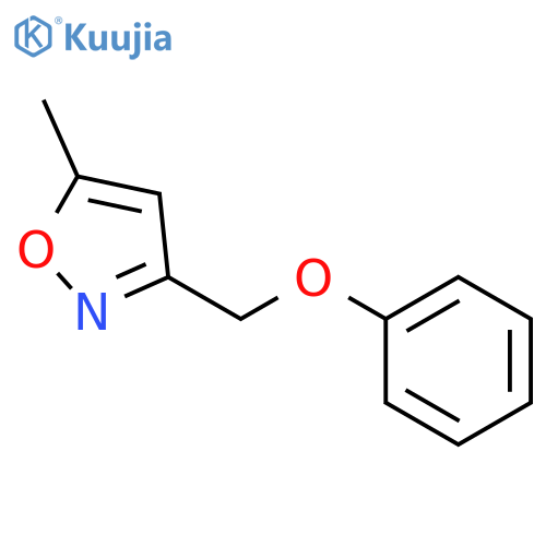 Isoxazole, 5-methyl-3-(phenoxymethyl)- structure