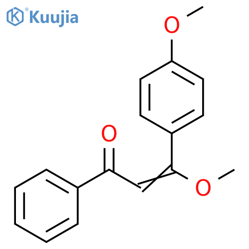 2-Propen-1-one, 3-methoxy-3-(4-methoxyphenyl)-1-phenyl- structure