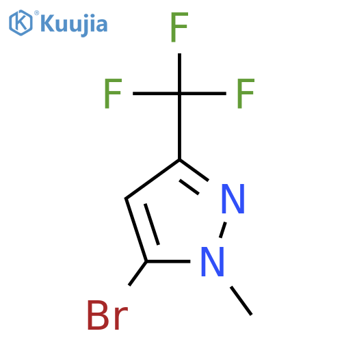 5-Bromo-1-methyl-3-(trifluoromethyl)-1H-pyrazole structure
