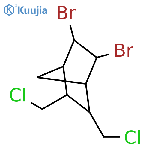 Bicyclo[2.2.1]heptane, 2,3-dibromo-5,6-bis(chloromethyl)- structure