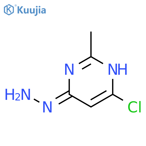 4-chloro-6-hydrazinyl-2-methylpyrimidine structure