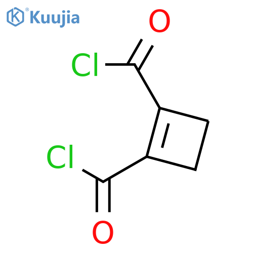 1-Cyclobutene-1,2-dicarbonyl dichloride structure