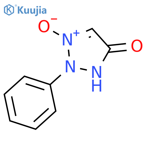 4H-1,2,3-Triazol-4-one, 2,3-dihydro-2-phenyl-, 1-oxide structure