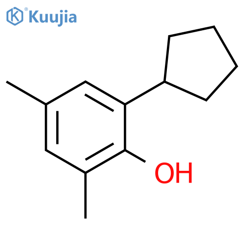 Phenol,2-cyclopentyl-4,6-dimethyl- structure