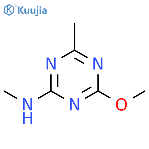 4-Methoxy-N,6-dimethyl-1,3,5-triazin-2-amine structure