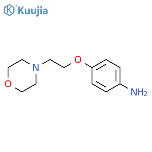 4-[2-(morpholin-4-yl)ethoxy]aniline structure
