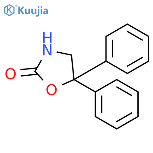 5,5-diphenyl-1,3-oxazolidin-2-one structure
