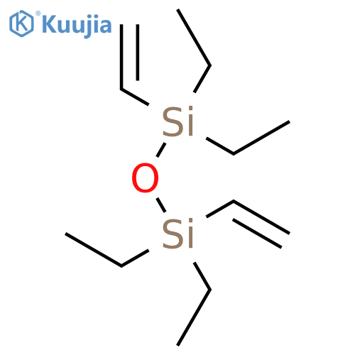 DISILOXANE, 1,3-DIETHENYL-1,1,3,3-TETRAETHYL- structure