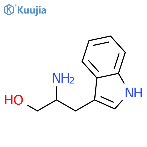 (2R)-2-amino-3-(1H-indol-3-yl)propan-1-ol structure